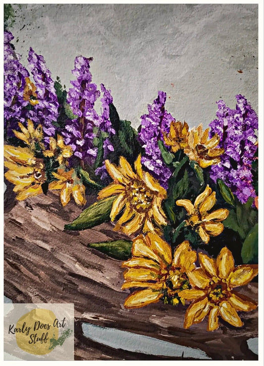 "Four Seasons Flowers" Print