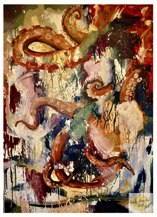 Impresión "Textura de la Locura - Kraken"