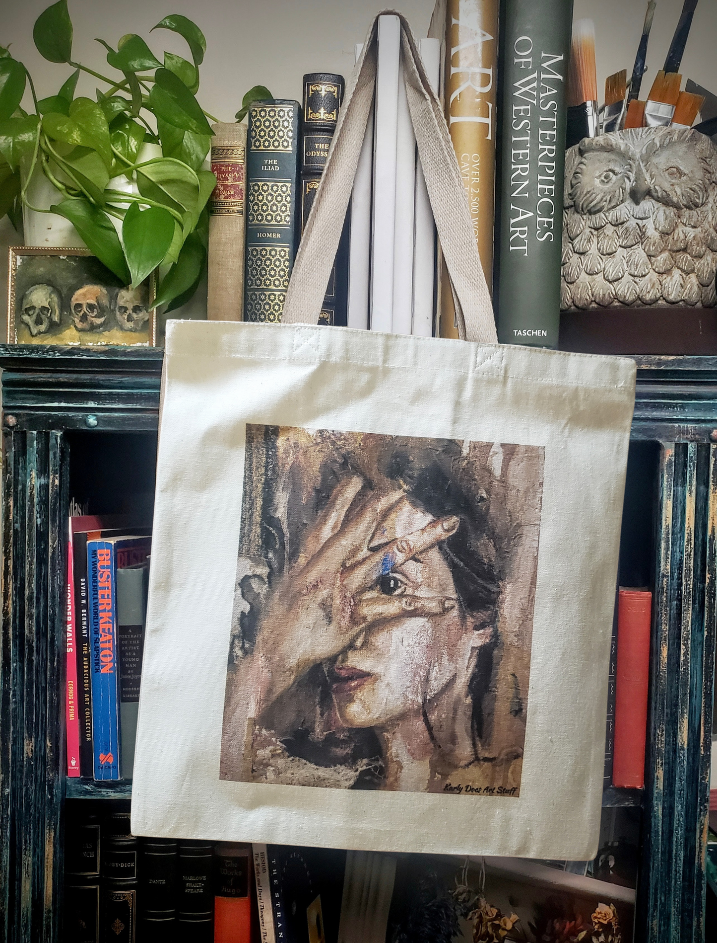 "Texture of Madness Pt. 2 - Face" Tote