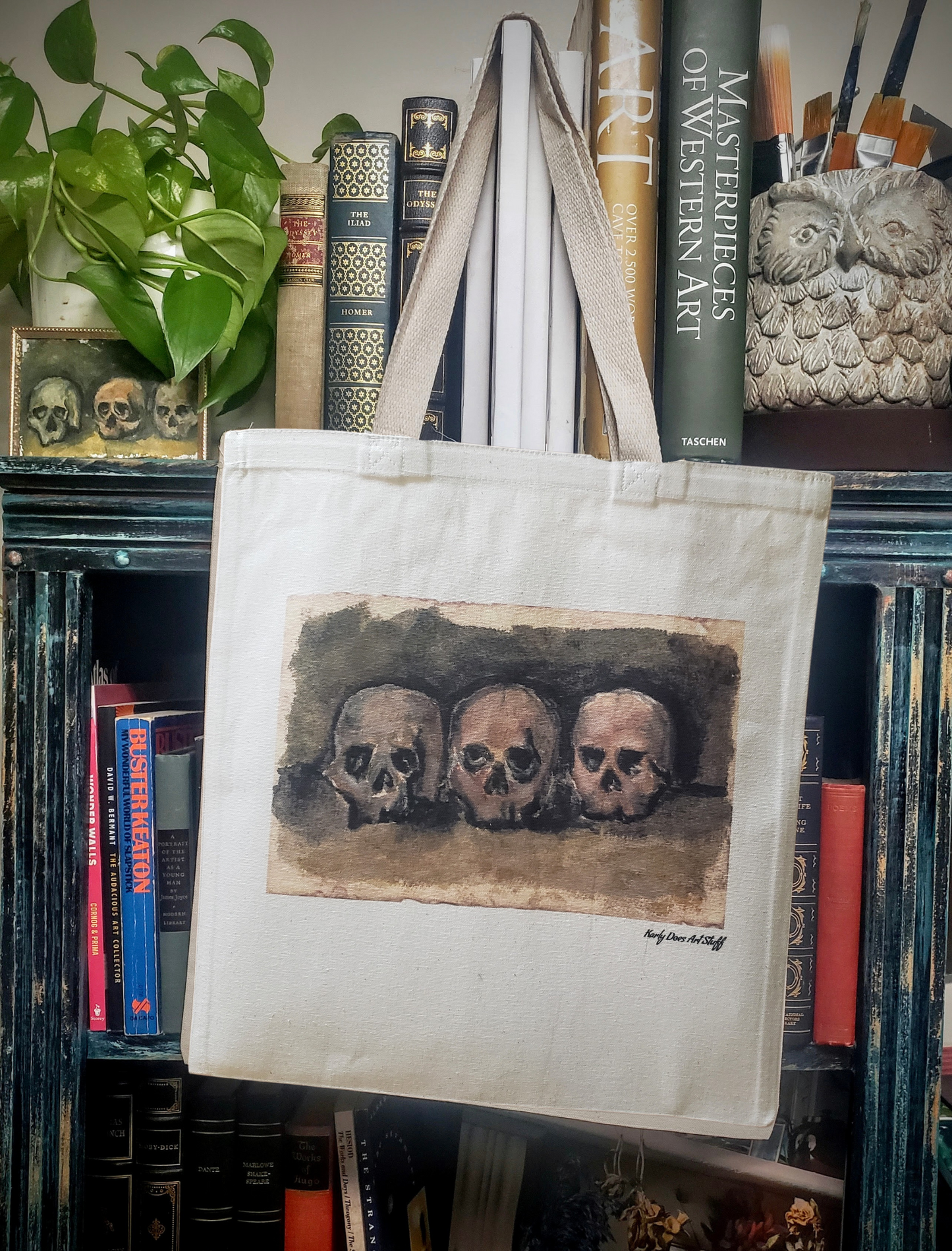 "Cezanne's Skulls" Tote